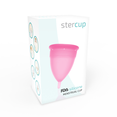 STERCUP COPPE MESTRUALI - MISURA L -  ROSA - SILICONE FDA